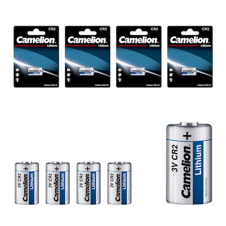 Camelion CR2 3V Lithium Primary Specialty Cell 4PK CR2-BP1-4